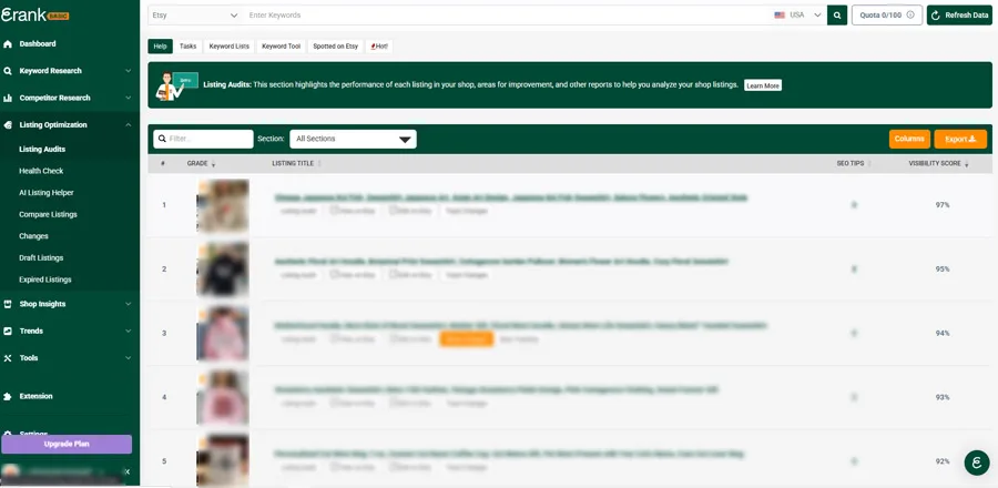 Plataformas POD - eRANK SEO