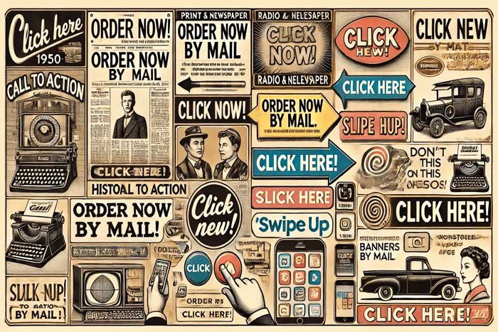 call to action marketing - Evolución histria de los CTAs